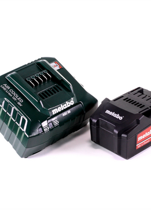 Set básico Metabo 1x batería Li-Power 18 V 4,0 Ah CAS Li-Ion (625591000) + cargador ASC 55 (627044000)