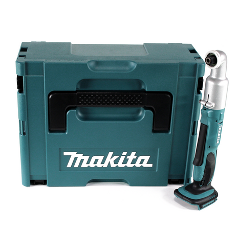 Makita DTL 061 ZJ llave de impacto angular a batería 18V 1/4" 60Nm + Makpac Solo - sin batería, sin cargador