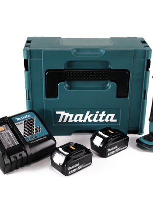 Makita DTL 061 RFJ Meuleuse à chocs d'angle sans fil 18V 1/4" 60Nm + 2x Batteries 3.0Ah + Chargeur + Makpac