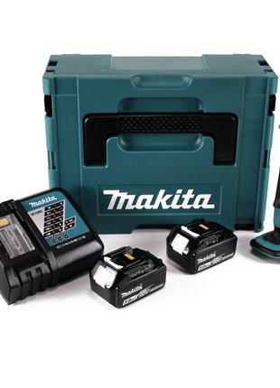 Makita DTL 061 RTJ Akku Winkelschlagschrauber 18V 1/4" 60Nm + 2x Akku 5,0Ah + Ladegerät + Makpac