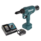 Makita DRV 250 RF1 Riveteuse aveugle sans fil 18V 20kN brushless + 1x Batterie 3.0Ah + Chargeur