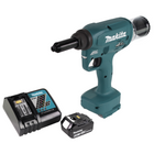 Makita DRV 250 RG1 Outil de pose de rivets aveugles sans fil 18V 20kN brushless + 1x Batterie 6.0Ah + Chargeur