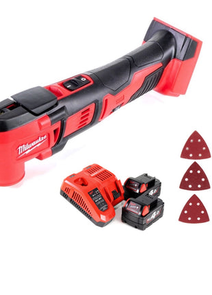 Milwaukee M18 BMT-402C Akku Multifunktionswerkzeug 18V ( 4933446203 ) + 2x Akku 4,0Ah + Ladegerät