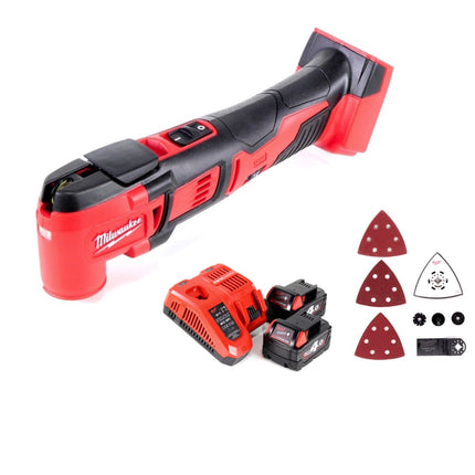 Herramienta multifuncional a batería Milwaukee M18 BMT-402C 18V (4933446203) + 2x batería 4.0Ah + cargador