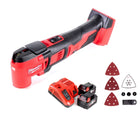 Milwaukee M18 BMT-402C Akku Multifunktionswerkzeug 18V ( 4933446203 ) + 2x Akku 4,0Ah + Ladegerät