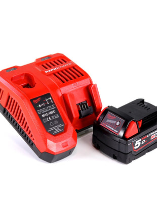 Milwaukee M18 BMT-501C Outil multifonction sans fil 18V (4933446203) + 1x Batterie 5.0Ah + Chargeur