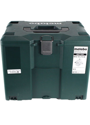 Metabo MKS 18 LTX 58 Akku Metall Handkreissäge 18V 165 mm ( 600771840 ) + 2x Akku 5,5Ah + Ladegerät + MetaLoc