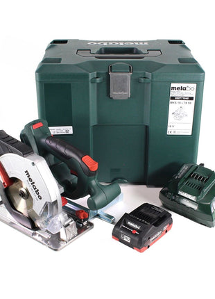 Metabo MKS 18 LTX 58 scie circulaire à métaux sur batterie 18V 165 mm (600771840) + 1x batterie 4,0Ah + chargeur + MetaLoc