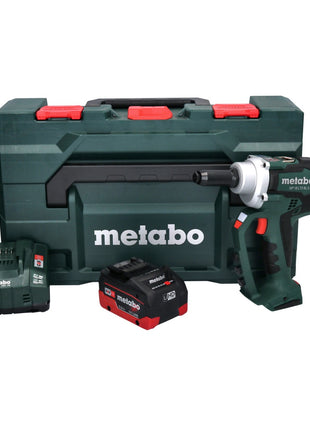 Metabo NP 18 LTX  BL 5.0 Riveteuse sans fil 10 kN 18V + 1x Batterie 5,5 Ah + Chargeur + Coffret metaBOX