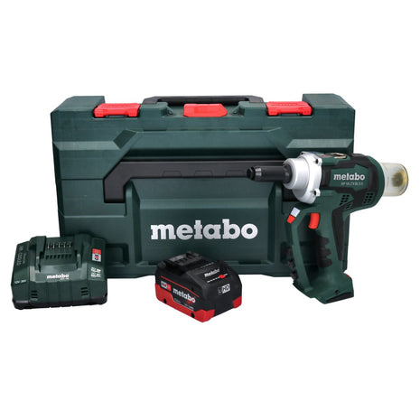 Metabo NP 18 LTX  BL 5.0 Riveteuse sans fil 10 kN 18V + 1x Batterie 5,5 Ah + Chargeur + Coffret metaBOX