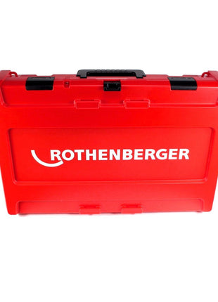 Máquina prensadora a batería Rothenberger ROMAX 4000 18V electrohidráulica + 1x batería 5.5Ah + cargador + maletín