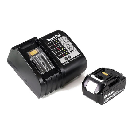 Llave de impacto a batería Makita DTD 152 STK 18V 165Nm 1/4" + 1x batería 5.0Ah + cargador + set brocas 100 piezas + estuche