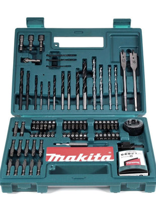 Llave de impacto a batería Makita DTD 152 SGK 18V 165Nm 1/4" + 1x batería 6.0Ah + cargador + set brocas 100 piezas + estuche