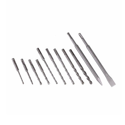 Taladro percutor Bosch GBH 4-32 DFR 900 W 4,2 J SDS-plus + juego taladro y cincel 11 piezas certificado PGM + L-Boxx.