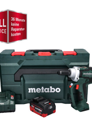 GRATIS 3 Jahre Full Service Rundum Schutz Metabo NP 18 LTX BL 5.0 Akku Blindnietpistole 18 V 10 kN Brushless + 1x Akku 5,5 Ah + Ladegerät + metaBOX