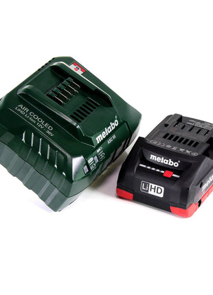 GRATUIT 3 ans de service complet de protection complète Metabo MKS 18 LTX 58 scie circulaire à métaux à batterie 18V 165 mm + 1x batterie 4,0Ah + chargeur + MetaLoc