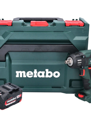 Metabo SSW 18 LTX 400 BL Atornillador de impacto a batería 18 V 400 Nm 1/2" sin escobillas + 1x batería 4,0 Ah + metaBOX - sin cargador