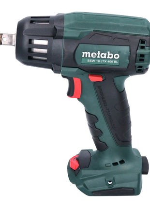 Metabo SSW 18 LTX 400 BL Atornillador de impacto a batería 18 V 400 Nm 1/2" sin escobillas + 1x batería 4,0 Ah + metaBOX - sin cargador