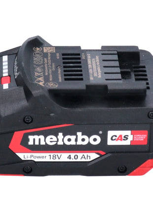 Metabo SSW 18 LTX 400 BL Atornillador de impacto a batería 18 V 400 Nm 1/2" sin escobillas + 1x batería 4,0 Ah + metaBOX - sin cargador