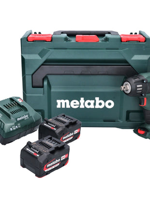 Metabo SSW 18 LTX 400 BL Akku Schlagschrauber 18 V 400 Nm 1/2" Brushless + 2x Akku 4,0 Ah + Ladegerät + metaBOX