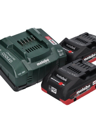 Visseuse à chocs sans fil Metabo SSW 18 LTX 400 BL 18 V 400 Nm 1/2" sans balais + 2x batterie 4,0 Ah + chargeur + métaBOX