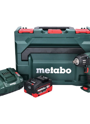 Metabo SSW 18 LTX 400 BL akumulatorowy klucz udarowy 18 V 400 Nm 1/2" bezszczotkowy + 1x akumulator 5,5 Ah + ładowarka + metaBOX