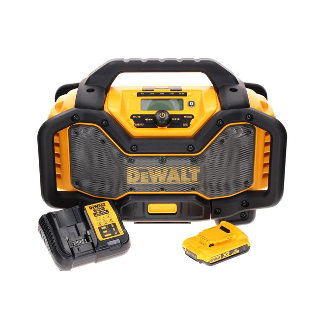 Radio con batería DeWalt DCR 027 D1 DAB+ 10,8-18,0 V + 1 batería de 2,0 Ah + cargador