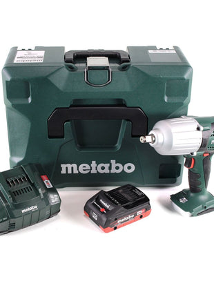 Visseuse à chocs sans fil Metabo SSW 18 LTX 600 18 V 600 Nm 1/2" + 1x batterie LiHD 4,0 Ah + chargeur + MetaLoc