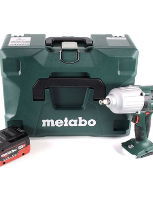 Metabo SSW 18 LTX 600 Atornillador de impacto a batería 18 V 600 Nm 1/2" + 1x batería LiHD 5,5 Ah + MetaLoc - sin cargador