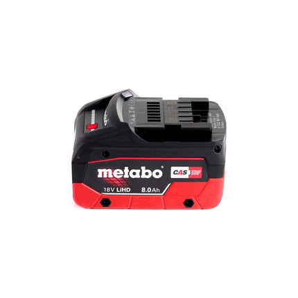 Metabo SSW 18 LTX 600 Atornillador de impacto a batería 18 V 600 Nm 1/2" + 1x batería LiHD 8,0 Ah + MetaLoc - sin cargador