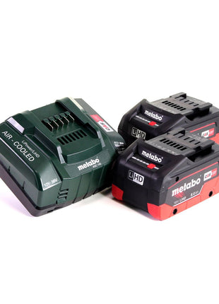 Metabo SSW 18 LTX 600 Akku Schlagschrauber 18 V 600 Nm 1/2" + 2x LiHD Akku 8,0 Ah + Ladegerät + MetaLoc