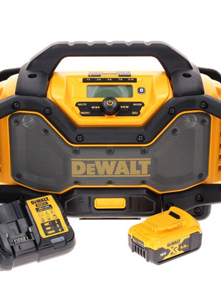 DeWalt DCR 027 P1 Akku Radio DAB+ 10,8-18,0 V + 1x Akku 5,0 Ah + Ladegerät