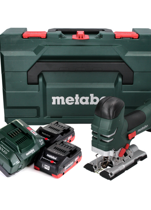 Metabo STA 18 LTX 140 Akku Stichsäge 18 V + 2x Akku 4,0 Ah + Ladegerät + metaBOX