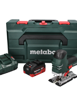 Sierra de calar a batería Metabo STA 18 LTX 140 18 V + 1x batería 8,0 Ah + cargador + metaBOX