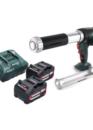 Pistolet à cartouche à batterie Metabo KPA 18 LTX 400 18 V + 2x batterie 4,0 Ah + chargeur