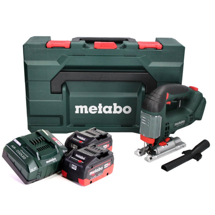 Metabo STAB 18 LTX 100 Cordless Jigsaw 18V + 2x Batteries 8.0Ah + Charger + MetaBOX Case