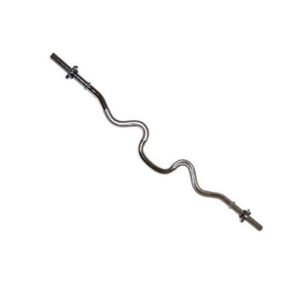 Spokey Lykos Super SZ Barre d' haltère ondulée SZ 120 cm + 2x Fermoirs ( 84392 )