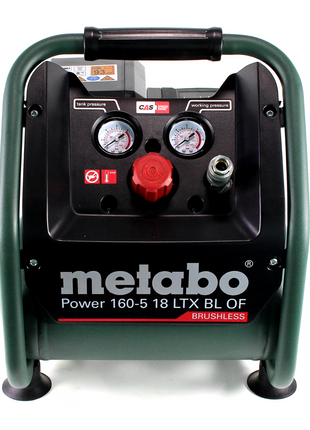 Metabo Power 160-5 18 LTX BL OF Akku Kompressor 18 V 8,0 bar Brushless + 1x LiHD Akkupack 4,0 Ah - ohne Ladegerät