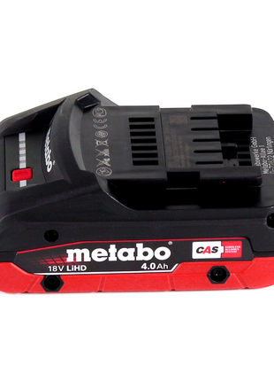 Metabo Power 160-5 18 LTX BL OF compresseur sans fil 18 V 8,0 bar sans brosse + 1x accu LiHD 4,0 Ah + chargeur