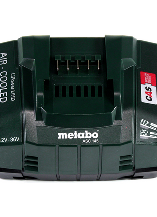 Metabo Power 160-5 18 LTX BL OF compresseur sans fil 18 V 8,0 bar sans brosse + 1x accu LiHD 4,0 Ah + chargeur