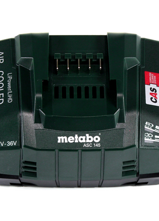 Kompresor akumulatorowy Metabo Power 160-5 18 LTX BL OF 18 V 8,0 bar bezszczotkowy + 2x akumulator LiHD 4,0 Ah + ładowarka