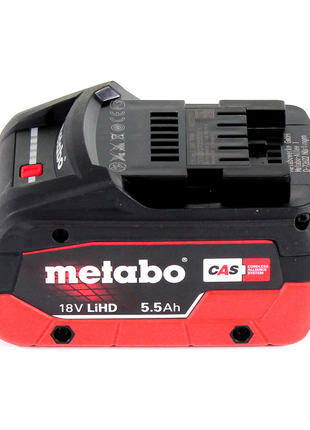 Metabo Power 160-5 18 LTX BL OF Kompresor akumulatorowy 18 V 8,0 bar bezszczotkowy + 1x akumulator LiHD 5,5 Ah - bez ładowarki