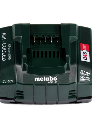 Metabo Power 160-5 18 LTX BL OF Akku Kompressor 18 V 8,0 bar Brushless + 2x LiHD Akkupack 5,5 Ah + Ladegerät