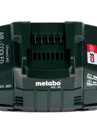 Metabo Power 160-5 18 LTX BL OF compresseur sans fil 18 V 8,0 bar sans brosse + 2x batterie LiHD 8,0 Ah + chargeur