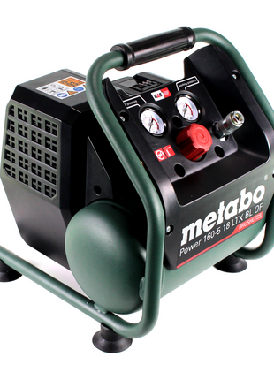 Metabo Power 160-5 18 LTX BL OF Compresseur sans fil 18 V, 8,0 bar, Brushless, solo - sans batterie, sans chargeur (601521850)