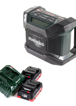 Metabo R 12-18 DAB+ BT Akku Baustellenradio 12-18 V DAB+ + 2x LiHD Akku 4,0 Ah + Ladegerät