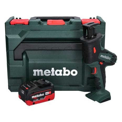 Metabo SSE 18 LTX Compact Akku Säbelsäge Reciprosäge 18 V + 1x Akku 5,5 Ah + metaBOX - ohne Ladegerät - Toolbrothers