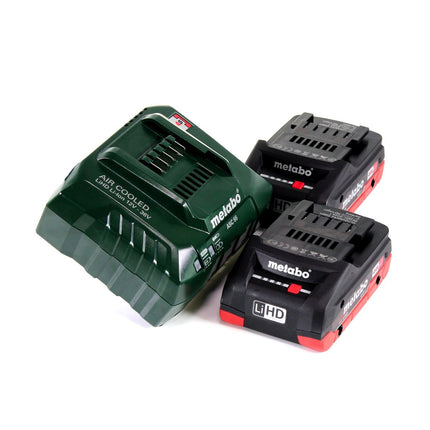 Metabo SB 18 L BL Akku Schlagbohrschrauber 18 V 60 Nm Brushless + 2x LiHD Akku 4,0 Ah + Ladegerät + MetaLoc