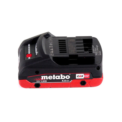 Metabo BS 18 LTX-3 BL QI taladro atornillador a batería 18 V 120 Nm sin escobillas + 1x batería LiHD 4,0 Ah + MetaLoc - sin cargador