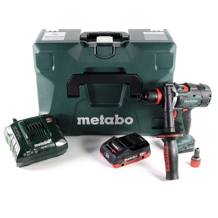 Metabo BS 18 LTX-3 BL Q I Akku Bohrschrauber 18 V 120 Nm Brushless + 1x LiHD Akku 4,0 Ah + Ladegerät + MetaLoc